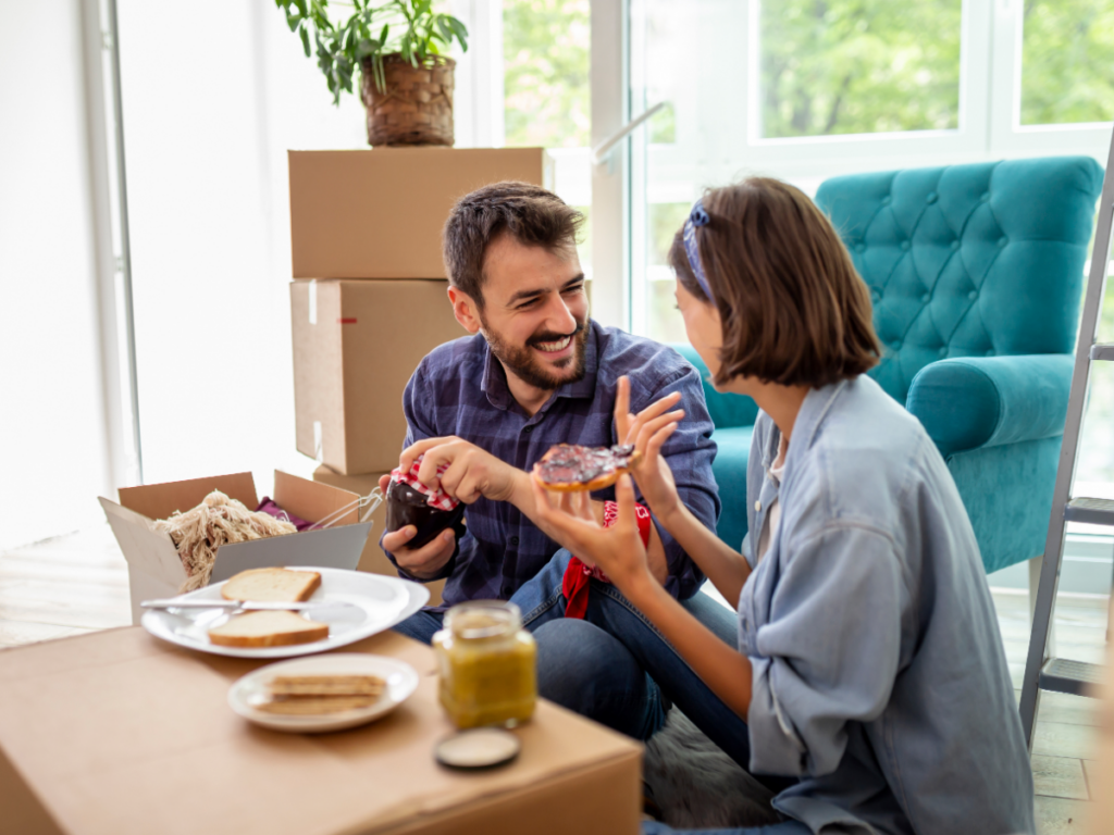 Image of happy couple with ADHD partner getting successful therapy at Loving at Your Best Marriage and Couples Counseling.