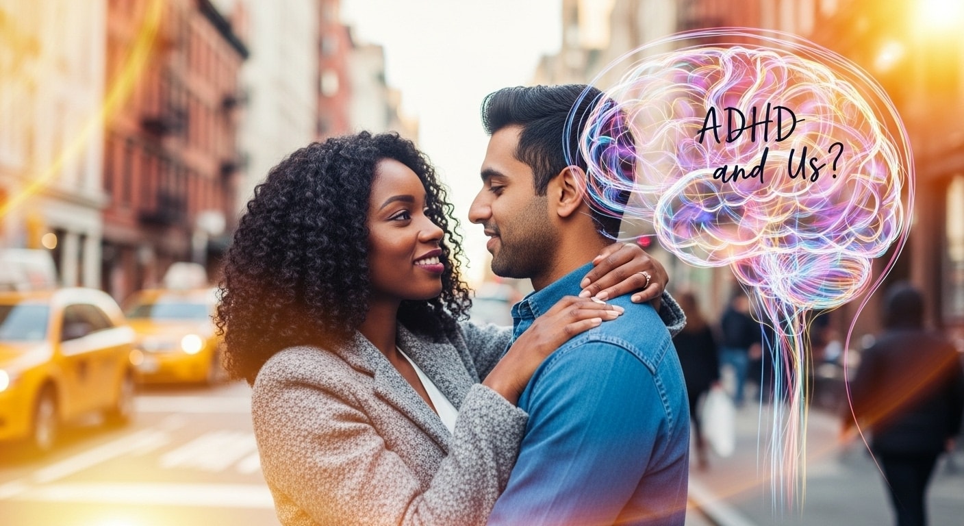 Couple in Manhattan working on ADHD couples therapy.