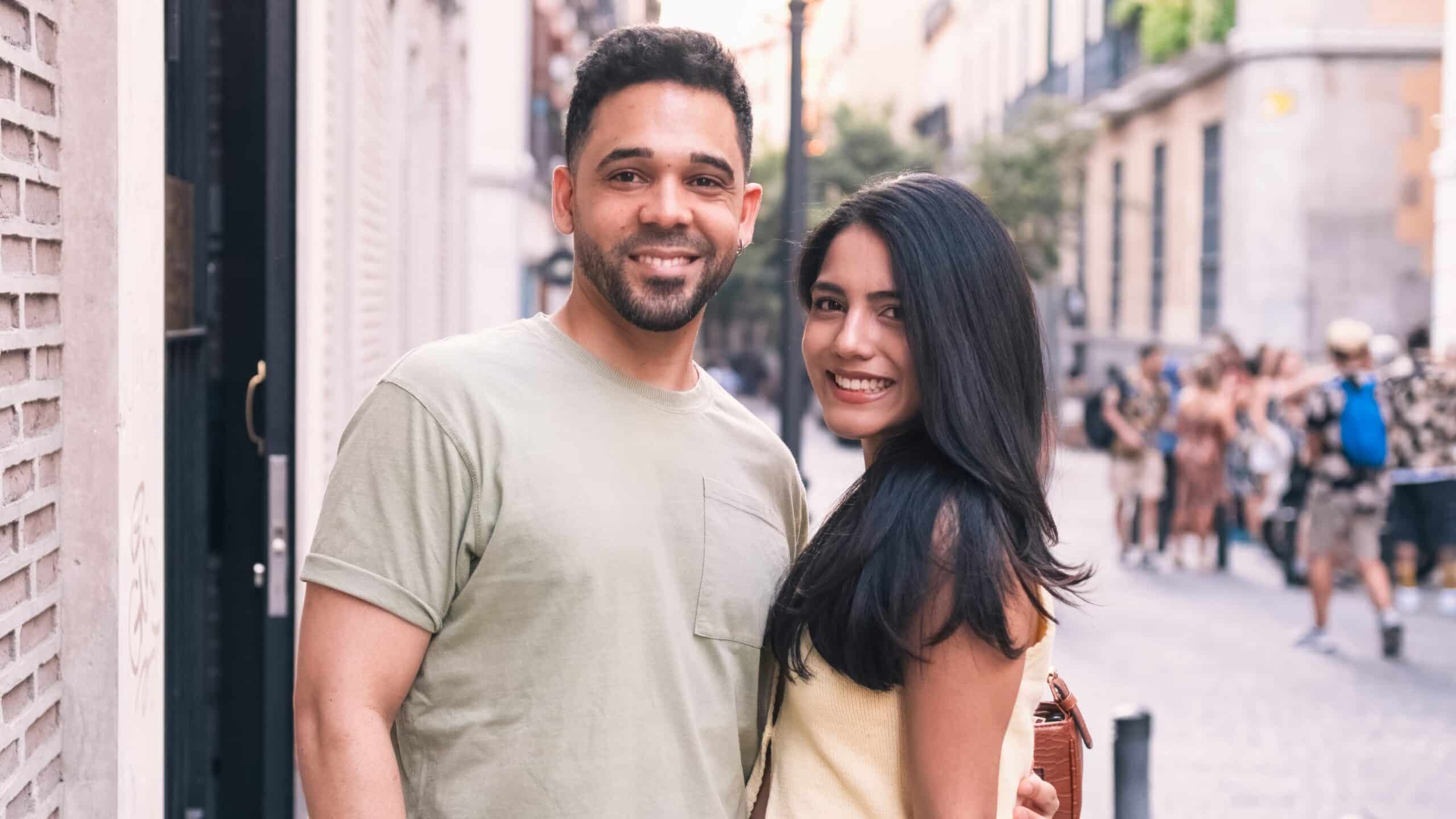 Couple restoring respect and balance in marriage