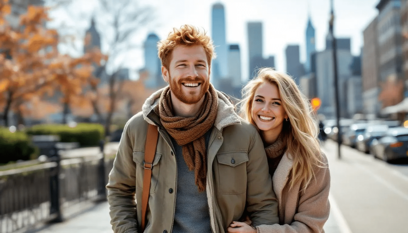 NYC couples balancing demanding careers with relationship connection in Lower Manhattan.